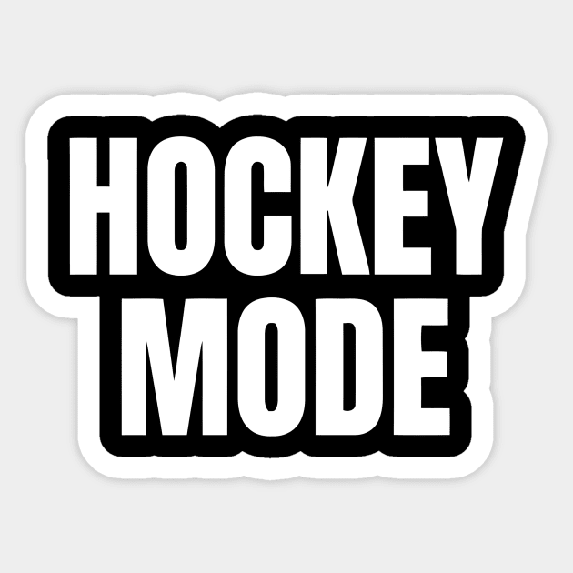 Hockey Mode Sticker by Ramateeshop